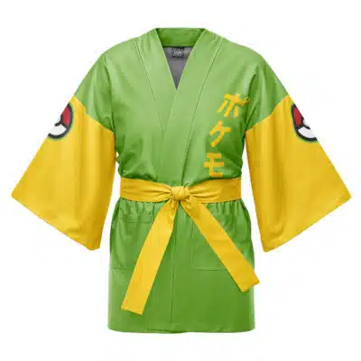 Rayquaza Face Pokemon Happi Coat Haori Kimono
