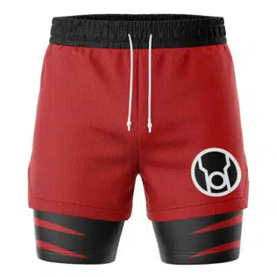 Red Lantern Superheroes 2-in-1 Performance Shorts