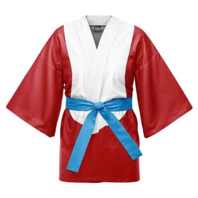 Red Veemon Digimon Happi Coat Haori Kimono