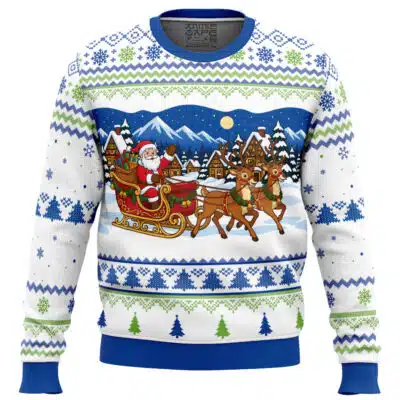 Retro Santa Ugly Christmas Sweater