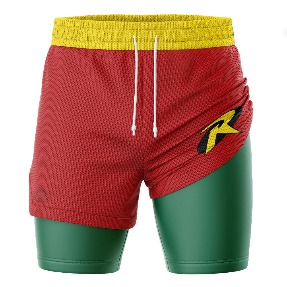 Robin Superheroes 2-in-1 Performance Shorts - Image 3