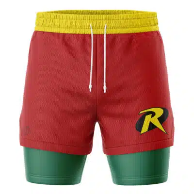 Robin Superheroes 2-in-1 Performance Shorts