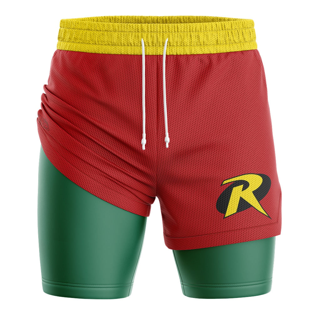 Robin Superheroes 2-in-1 Performance Shorts - Image 2