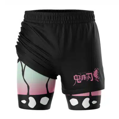 Shinobu Kocho Demon Slayer 2-in-1 Competition Shorts
