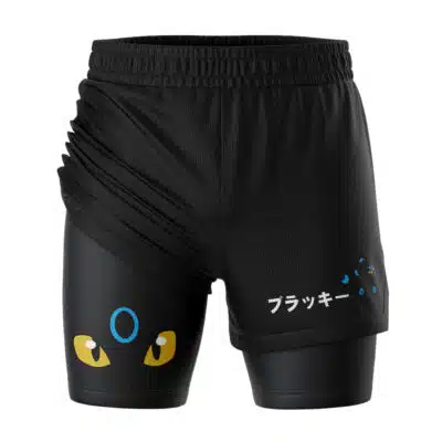 Shiny Umbreon V2 Pokemon 2-in-1 Competition Shorts