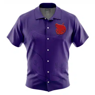 Sin of Gluttony Seven Deadly Sins Short Sleeve Button Up Hawaiian Shirt