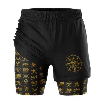 Straw Hat Grand Fleet One Piece 2-in-1 Competition Shorts
