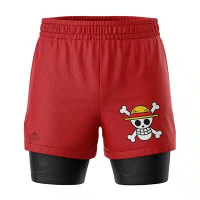 Straw Hats Luffy 2-in-1 Competition Shorts