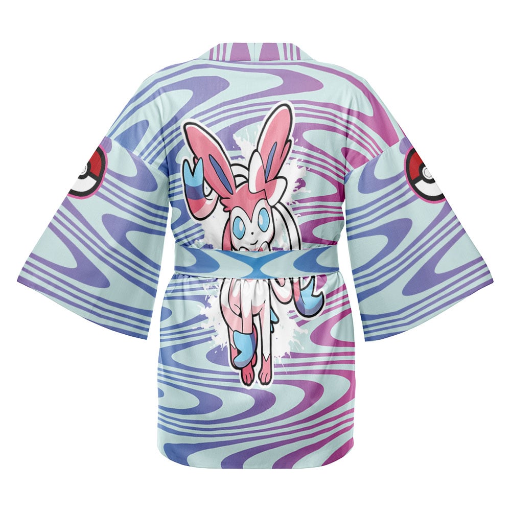 Sylveon Trippy Pokemon Happi Coat Haori Kimono - Image 2