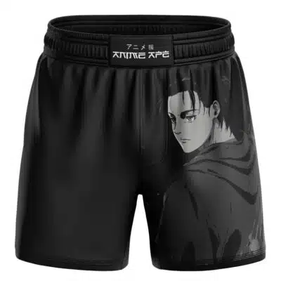 Titan Face Attack on Titan BJJ MMA Fight Shorts Combined