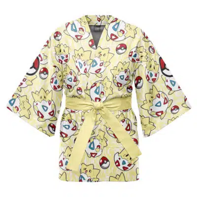 Togepi Pattern Pokemon Happi Coat Haori Kimono