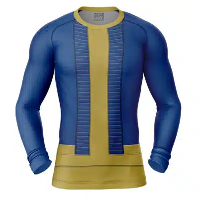 Vault Dweller 13 Fallout Long Sleeve Rash Guard Compression Shirt