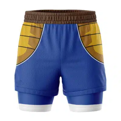 Vegeta Battle Armor Dragon Ball Z 2-in-1 Competition Shorts