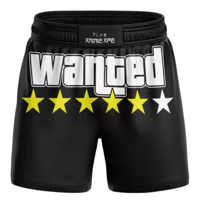 Wanted Wasted Grand Theft Auto BJJ MMA Fight Shorts