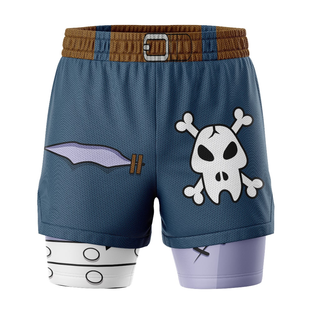 Weregarurumon Digimon 2-in-1 Competition Shorts - Image 2
