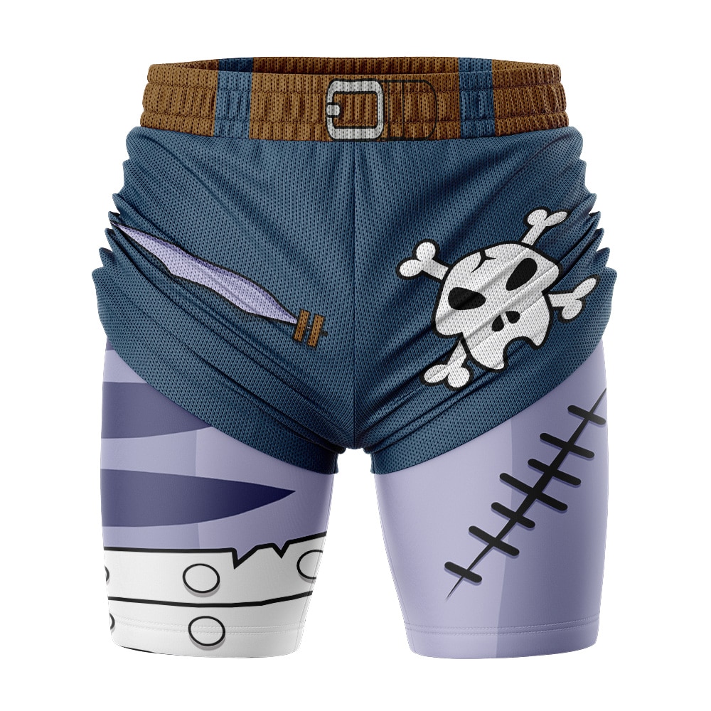 Weregarurumon Digimon 2-in-1 Competition Shorts - Image 3