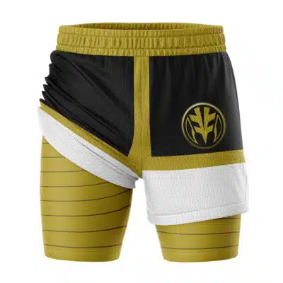White Ranger Power Rangers 2-in-1 Competition Shorts