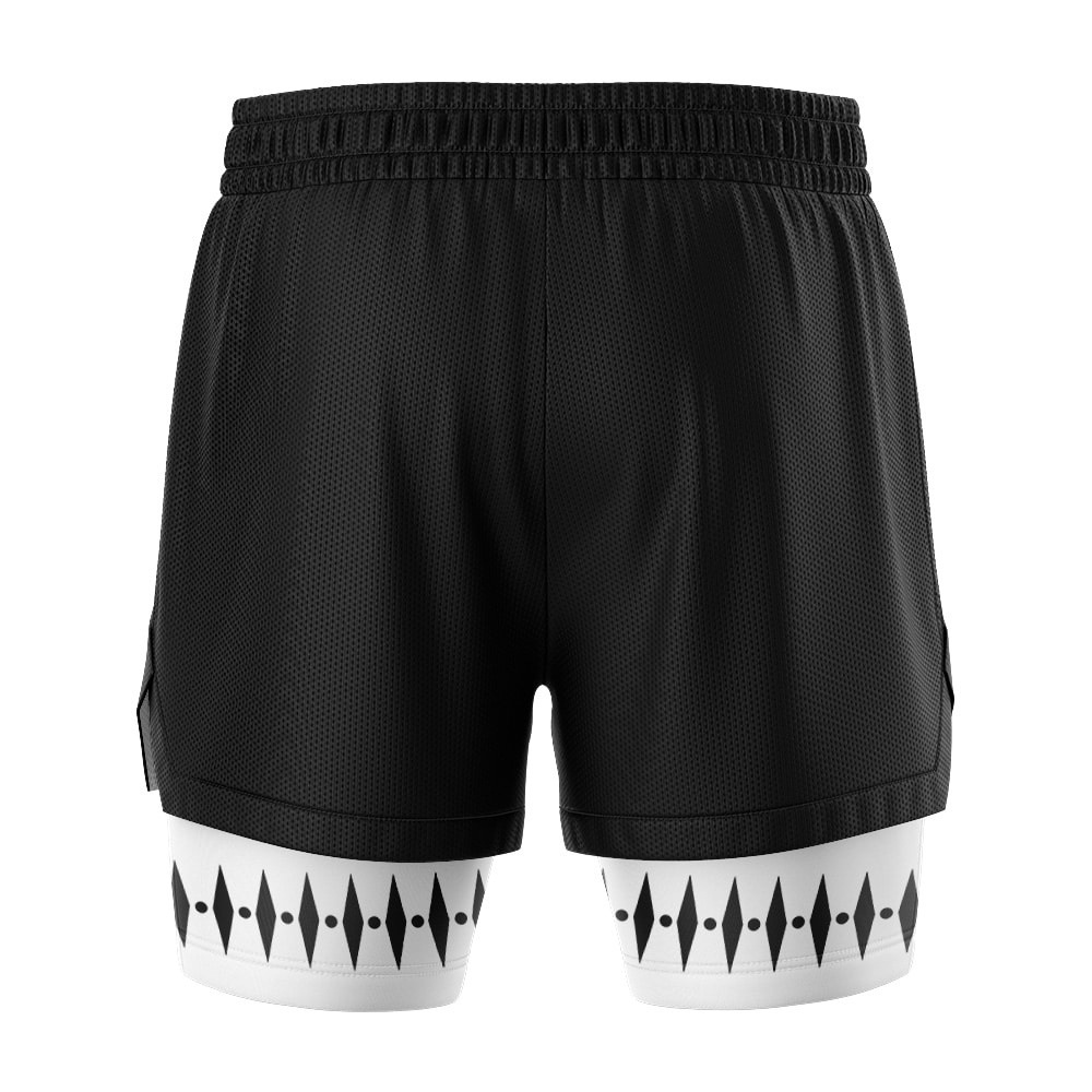 Zaraki Kenpachi Bleach 2-in-1 Competition Shorts - Image 4