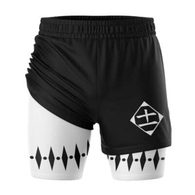 Zaraki Kenpachi Bleach 2-in-1 Competition Shorts