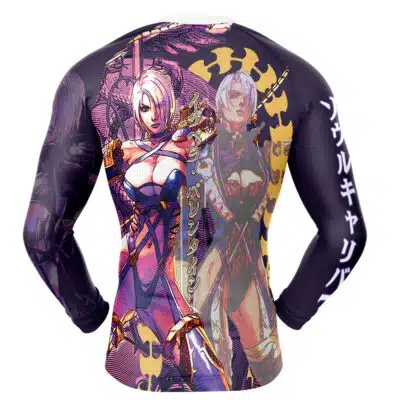 Isabella Valentine Soulcalibur Long Sleeve Rash Guard Compression Shirt