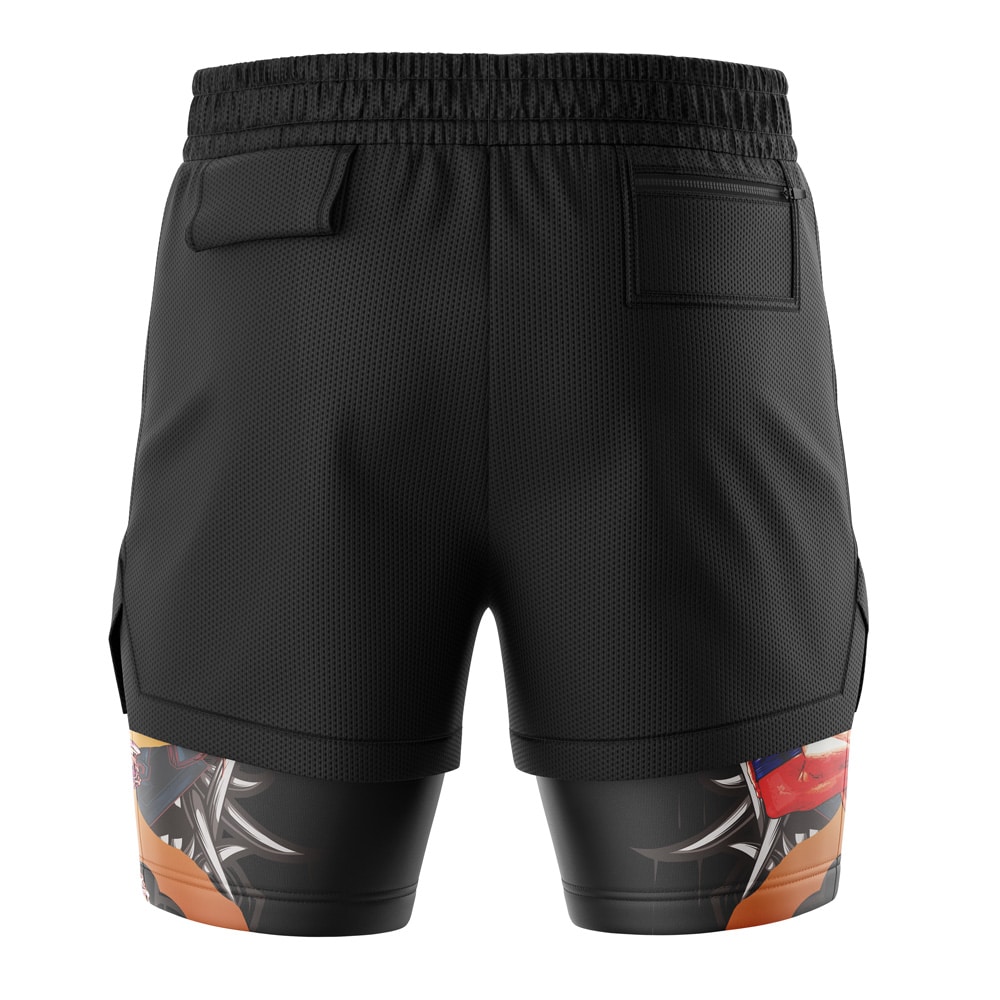 Heishiro Mitsurugi Soulcalibur 2-in-1 Performance Shorts - Image 4