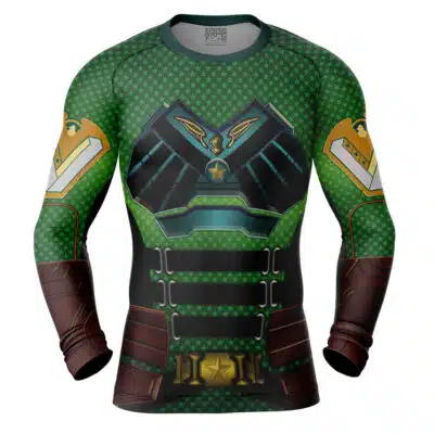 Soldier Boy Cosplay The Boys Long Sleeve Rash Guard Compression Shirt
