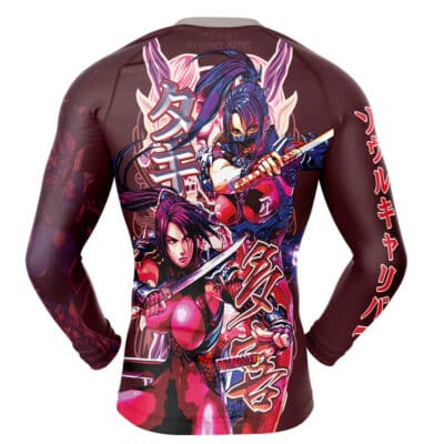 Taki Soulcalibur Long Sleeve Rash Guard Compression Shirt