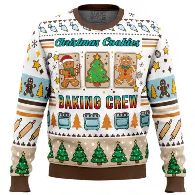 Christmas Cookies Baking Crew Ugly Christmas Sweater