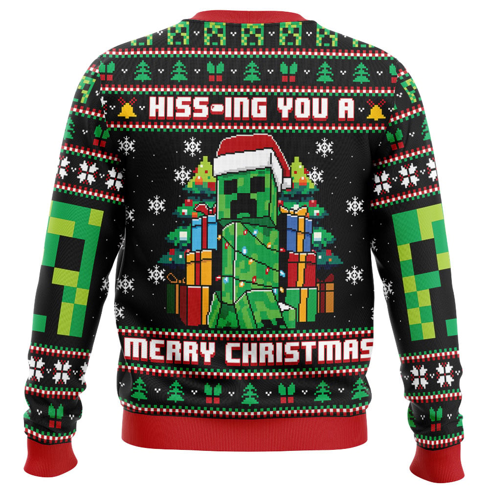 Christmas Pixel Minecraft Ugly Christmas Sweater - Image 2