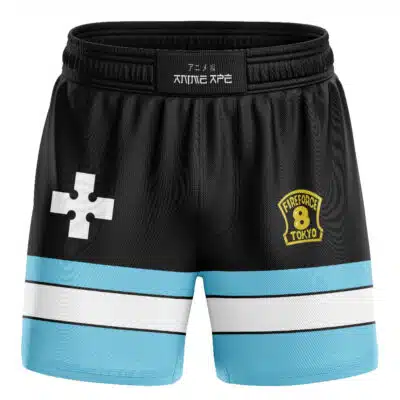 Company 8 Fire Force BJJ MMA Fight Shorts