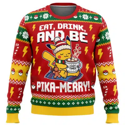 Eat, drink, and be Pika-merry! Ugly Christmas Sweater