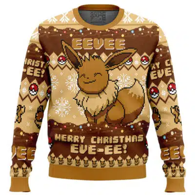 Eevee Merry Christmas Eve-ee! Pokemon Ugly Christmas Sweater