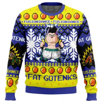 Fat Gotenks Dragon Ball Z Ugly Christmas Sweater
