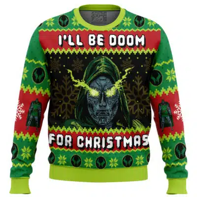 I'll Be Doom For Christmas Marvel Ugly Christmas Sweater