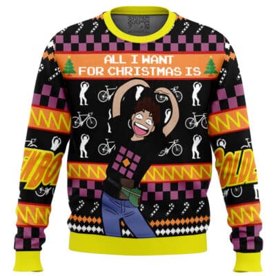 Kintaro Oe Golden Boy Ugly Christmas Sweater