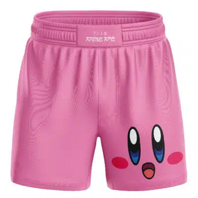 Kirby's Face Kirby's Adventure BJJ MMA Fight Shorts