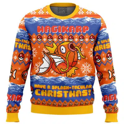 Magikarp Have A Splash-tacular Christmas! Pokemon Ugly Christmas Sweater