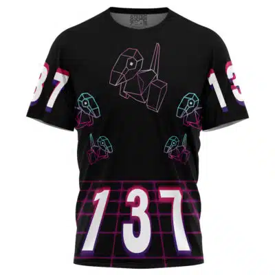 Porygon Vaporwave Pokemon T-Shirt