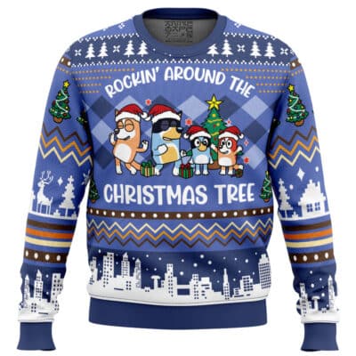 Rockin Around the Christmas Tree Ugly Christmas Sweater