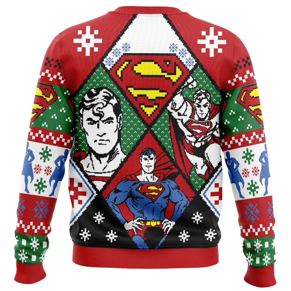 Superman Christmas Ugly Christmas Sweater - Image 2