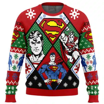 Superman Christmas Ugly Christmas Sweater