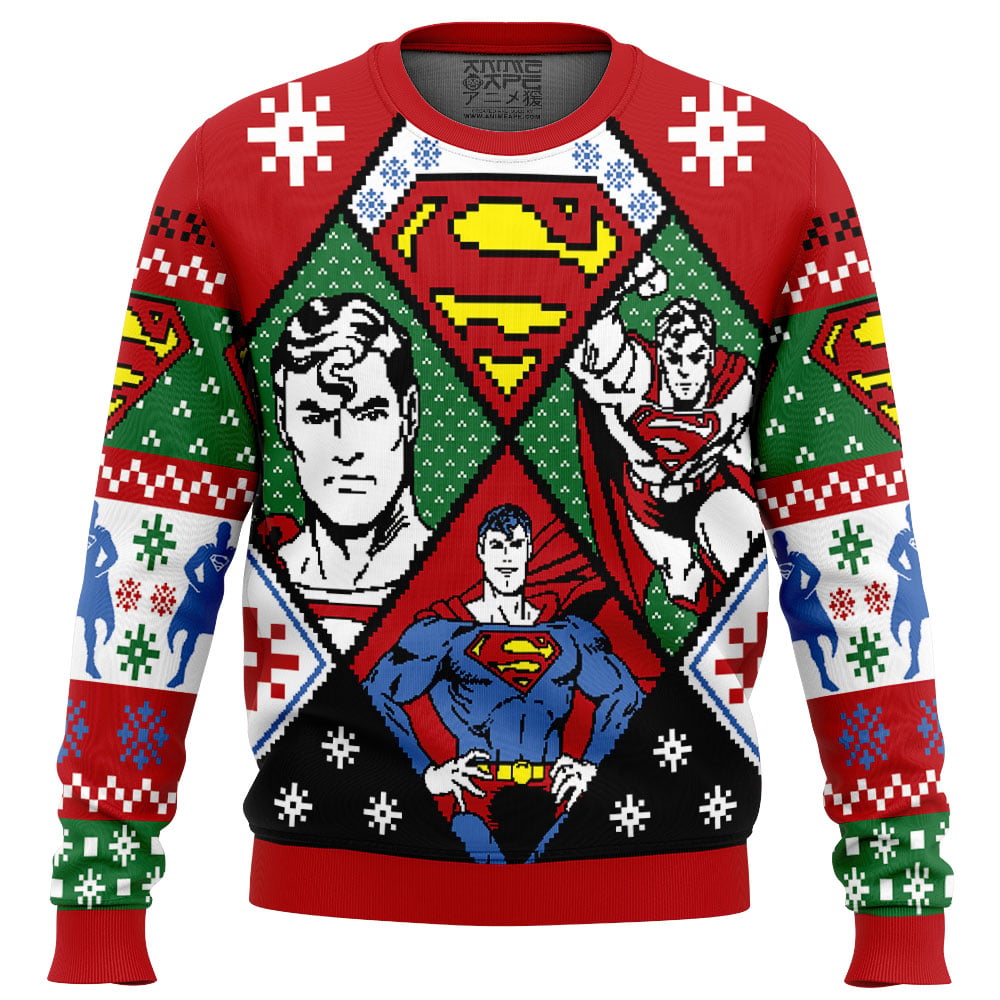 Superman Christmas Ugly Christmas Sweater