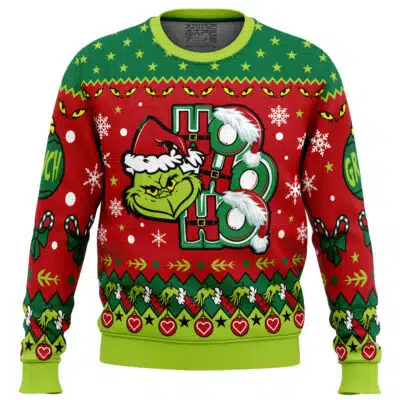 The Grinch Ho Ho Ho Ugly Christmas Sweater
