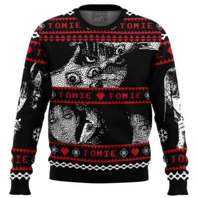 Tomie Kawakami Junji Ito Ugly Christmas Sweater