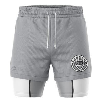 White Lantern Superheroes 2-in-1 Performance Shorts