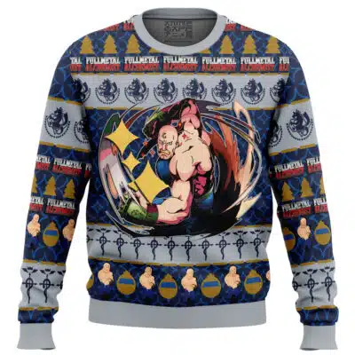 Christmas Alex Louis Armstrong Fullmetal Alchemist Ugly Christmas Sweater