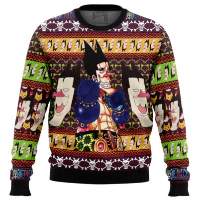 Christmas Foxy Face Bomb One Piece Ugly Christmas Sweater