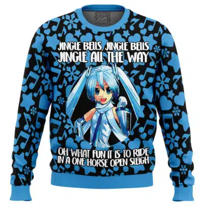 Snow Miku Vocaloid Ugly Christmas Sweater
